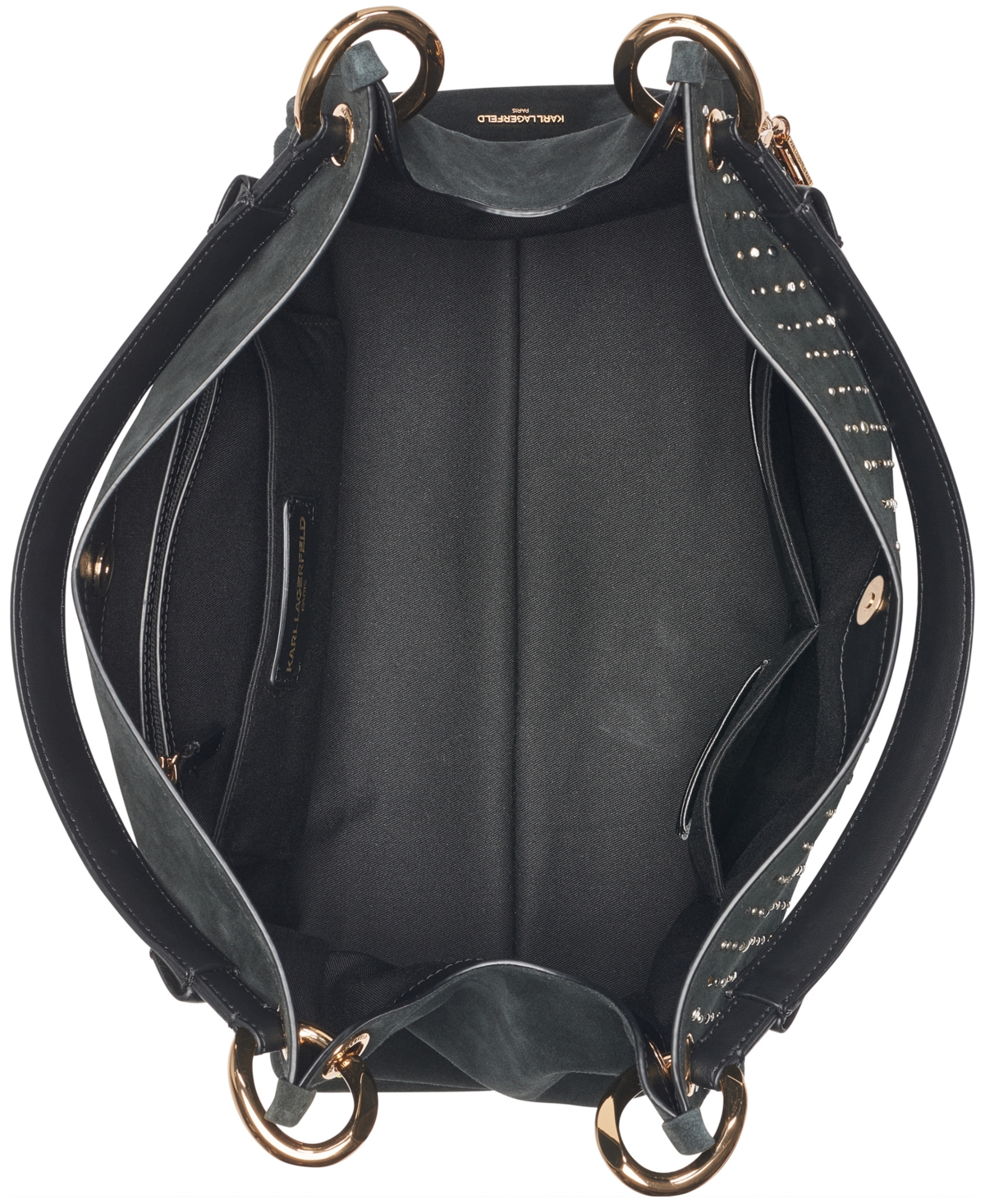 Karl Lagerfeld Luciene Large Leather Tote In Multi