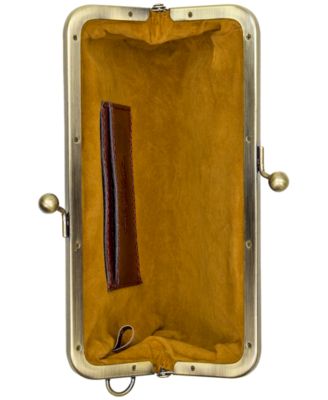 Renna Small Leather Wristlet