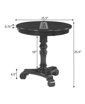 26" Wood Classic Accents Talbot End Table