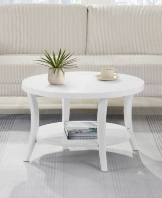 30" Wood Charleston Round Coffee Table