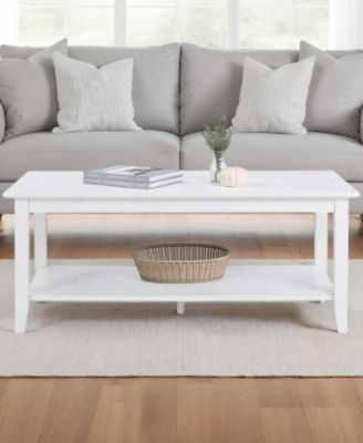 20" Wood American Heritage Rectangle Coffee Table