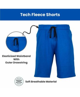 Women's Loose Fit Tech Fleece Performance Shorts With Heat Seal Zipper Pocket