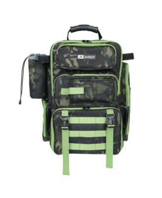 TackleTrek 40L Fishing Backpack with Dual Rod Holders & 2 Tackle Trays – The Ultimate Outdoor Gift for Him