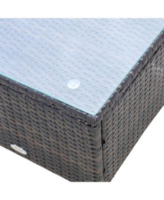 Pool Furniture, 2 Chaise Lounge Chairs & Table, Cushioned,