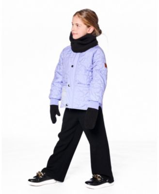 Girl Quilted Mid-Season Jacket Lavender - Toddler|Child