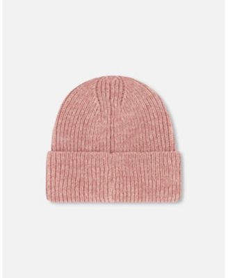 Girl Mid-Season Knit Hat Dusty Pink - Toddler|Child