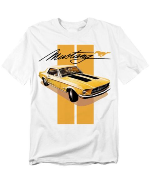 Мужская футболка Mustang Big & Tall Ford Stang Stripes, цвет: Белый