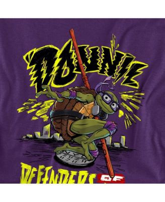 Men's TMNT Mutant Mayhem Donnie City T-Shirt