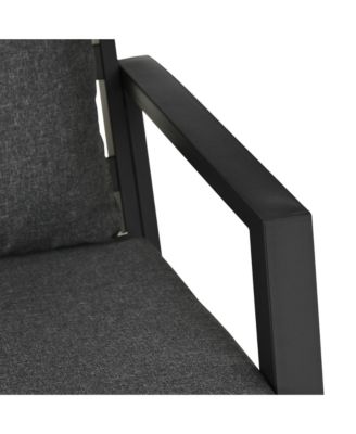 4pc Outdoor Furniture Set, Sofa, 2 Chairs, Table, Cushions,