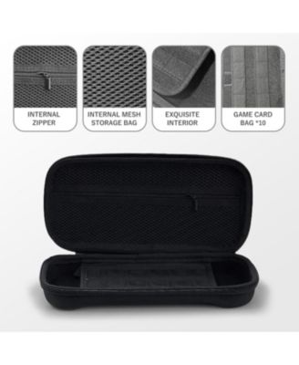 Carrying Storage Case for Switch 2, Durable Hard Shell Messenger Bag, Soft Lining, 8 Game Card Slots, Protective Travel Storage