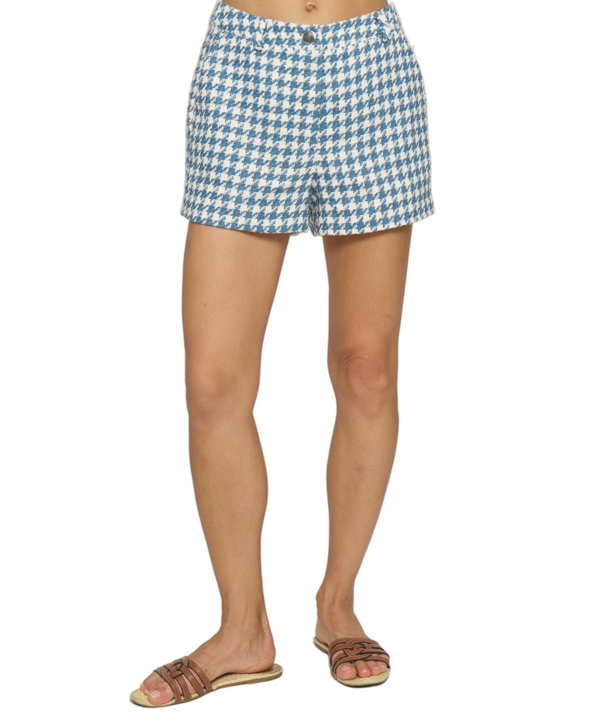 Women's Bright Tweed Short - Blue
