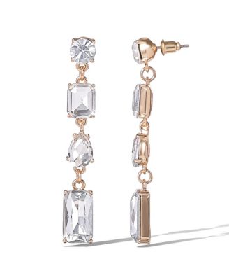 Crystal Cascade Statement Earrings
