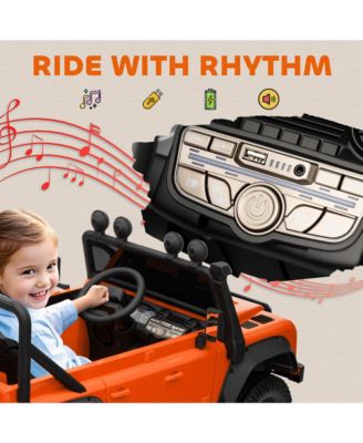 Kids Electric Car, Land Rover Licensed Off-Road Ride On Car,