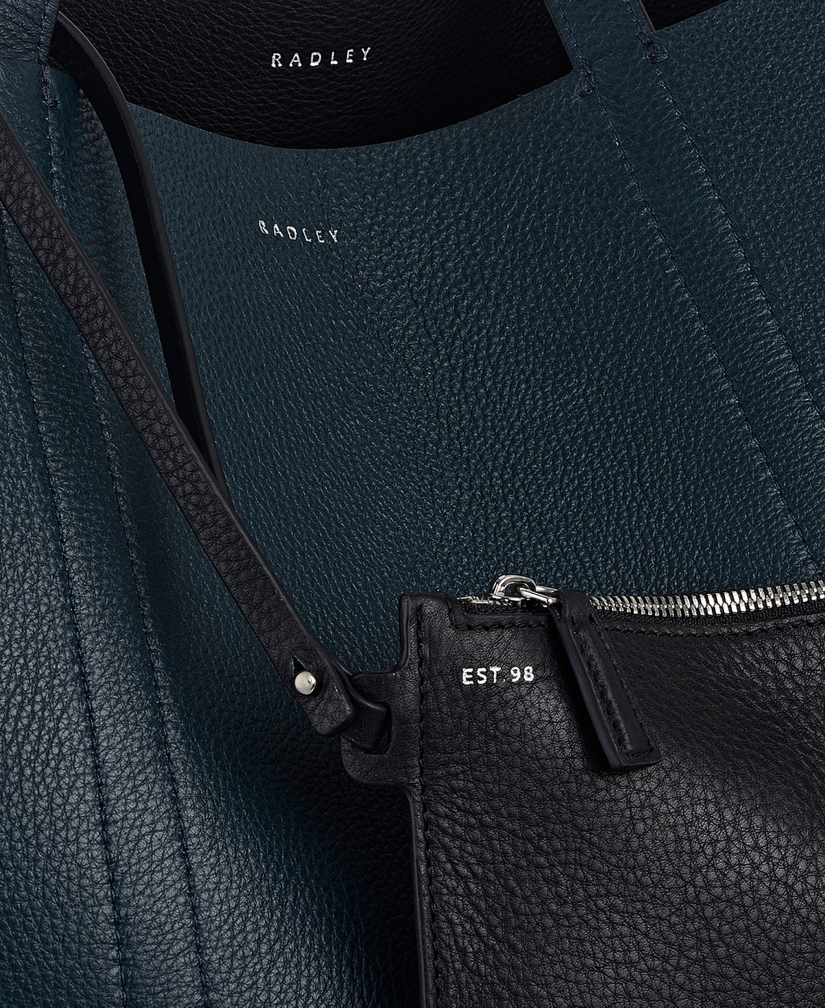 Radley London Hanbury Row Extra Large Open Top Tote Bag In Black
