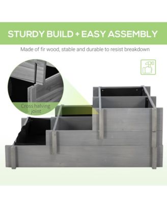 3 Tier Raised Garden Bed for Vegetables,
