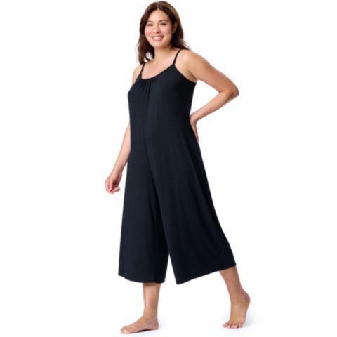 Женский комбинезон Motherhood Maternity Maternity Motherhood Sleep Romper with Nursing Access, цвет: Чёрный