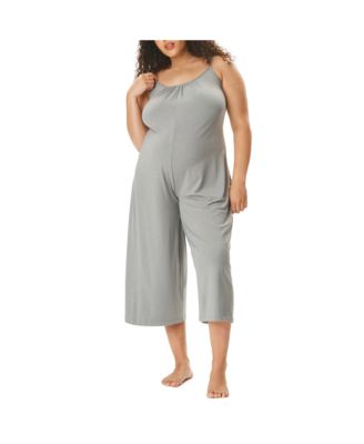 Maternity Motherhood Sleep Romper with Nursing Access
