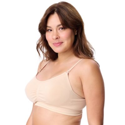 Motherhood Women's Maternity Seamless Nursing and Hands-Free Pumping Bra