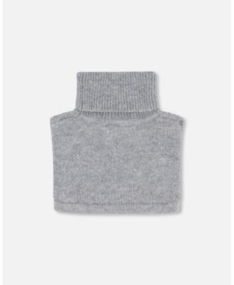 Kids Unisex Turtleneck Neckwarmer Heather Gray - Toddler|Child