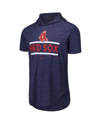 Threads Men's Navy Boston Red Sox Tri-Blend Hoodie T-Shirt