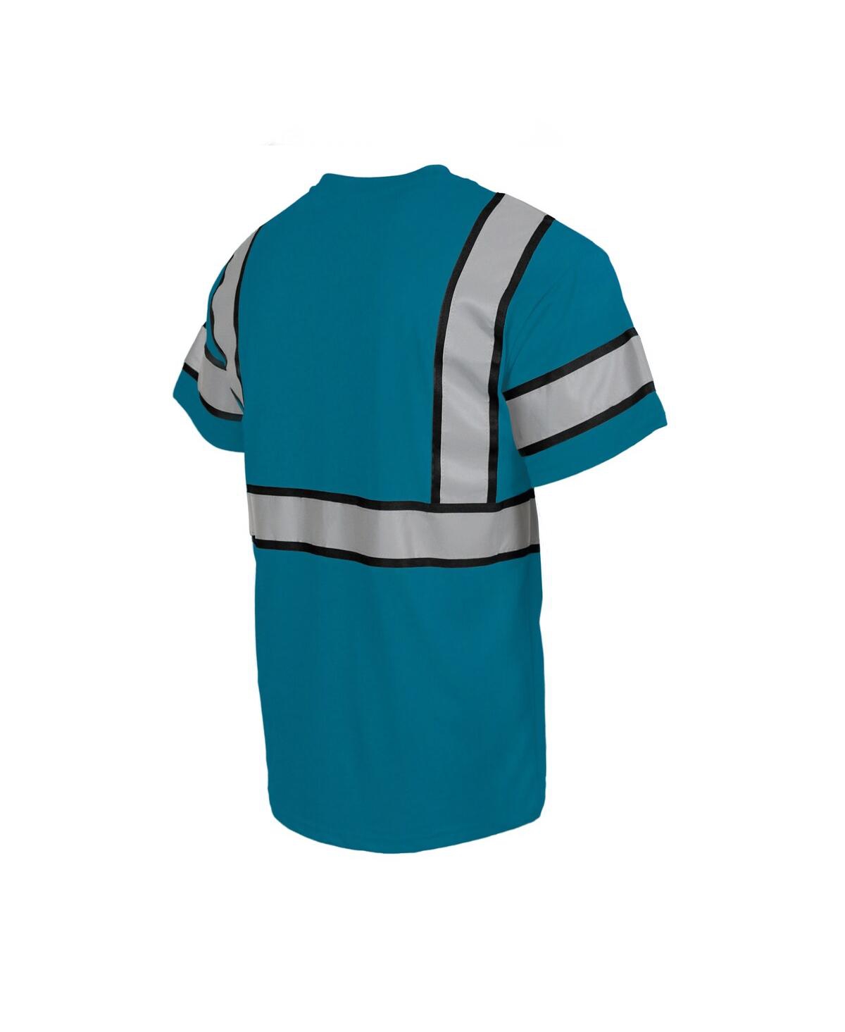 Buffalo Outdoors Men's Teal Jacksonville Jaguars Safety Heavyweight T-shirt In Blue