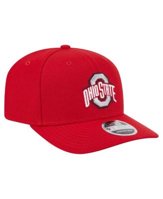 Men's Scarlet Ohio State Buckeyes Team Collective 9SEVENTY Stretch-Snap Adjustable Hat