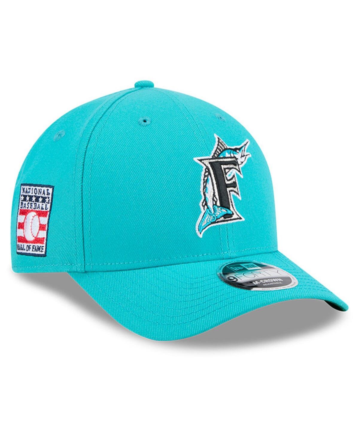 Men's Teal Florida Marlins Baseball Hall of Fame 9FORTY M-Crown Adjustable Hat - Teal