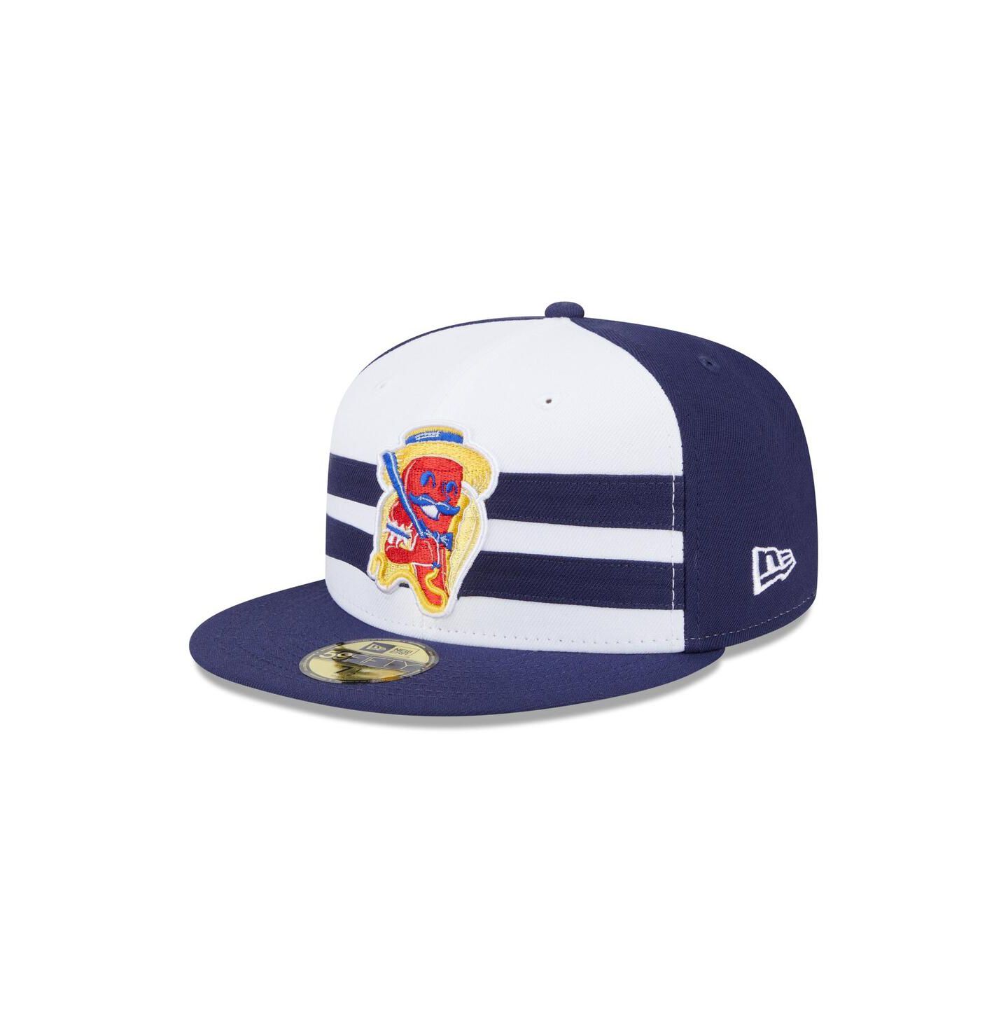 Мужская кепка New Era Navy Brooklyn Cyclones Theme Nights 59FIFTY Fitted Hat — фото 1