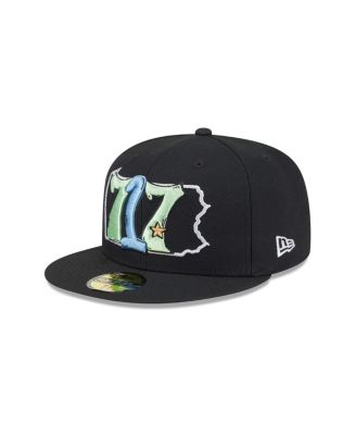 New Era - Men's Black Harrisburg Senators Theme Nights 59FIFTY Fitted Hat