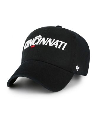 '47 Brand - Men's Black Cincinnati Bearcats Clean Up Adjustable Hat