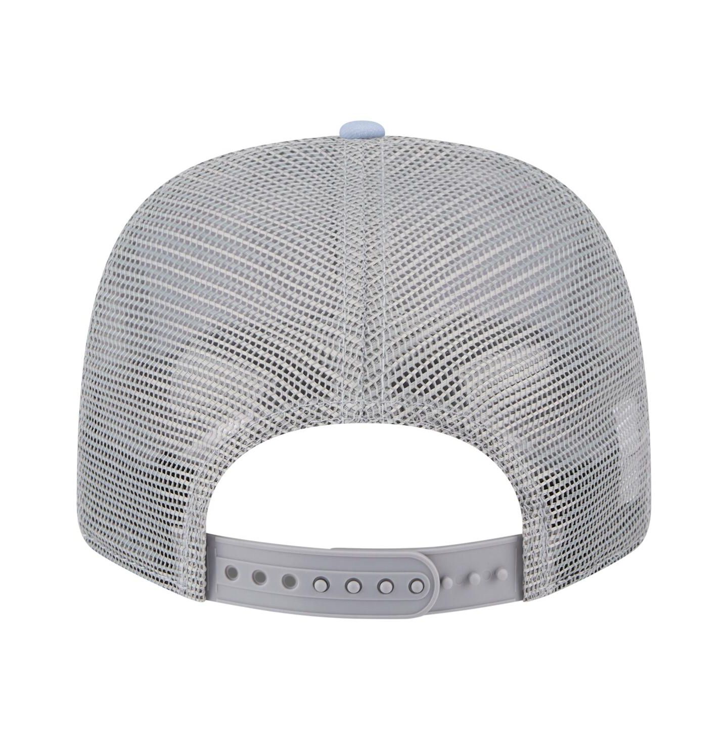 Мужской головной убор New Era Light Blue/Gray Phoenix Suns Adventure Aloha Pattern 9SEVENTY Stretch-Snap Hat — фото 2