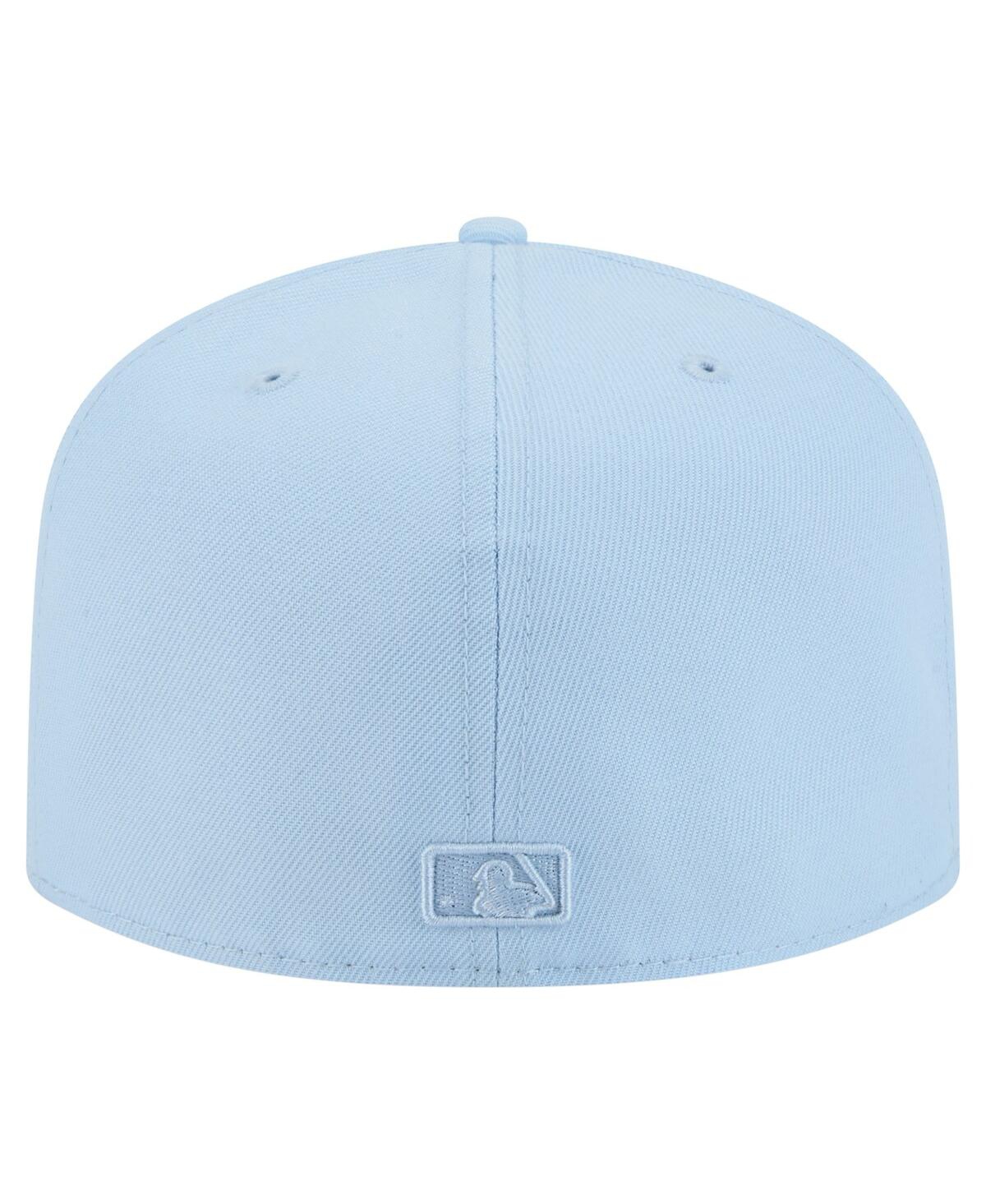 New Era Men's Light Blue Athletics Color Pack A-frame 59fifty Fitted Hat In Blue