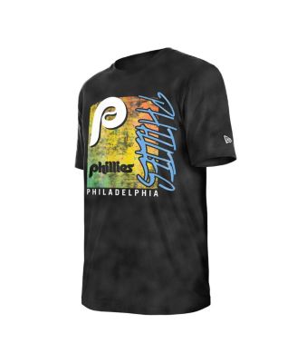 Women's Black Philadelphia Phillies Sport Classics Enzyme Wash Oversized T-Shirt