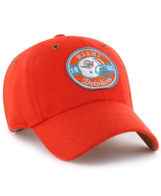 X '47 Brand Men's and Women's Orange Miami Dolphins Field Goal Clean Up Adjustable Hat