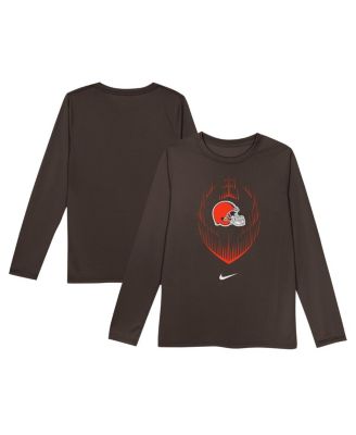 Nike - Toddler Brown Cleveland Browns Legend Icon Long Sleeve T-Shirt