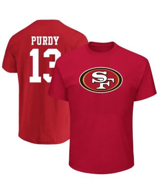 Fanatics - Men's Brock Purdy Scarlet San Francisco 49ers Big Tall Player Name Number T-Shirt