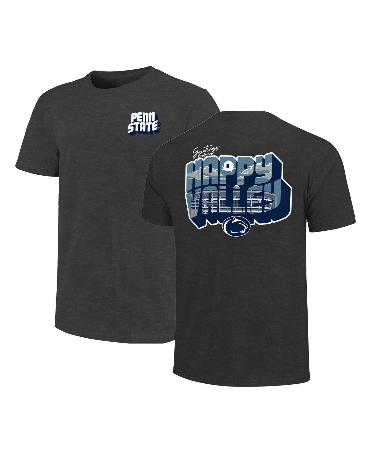 Men's Charcoal Penn State Nittany Lions Big Tall Welcome Postcard Hyper Local Core T-Shirt - Charcoal