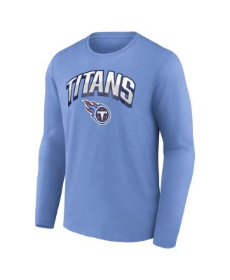 Men's Light Blue Tennessee Titans Long Sleeve T-Shirt