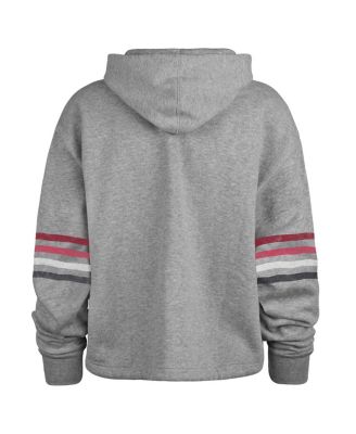 Women's Heather Gray Arizona Cardinals Upland Bennett Pullover Hoodie