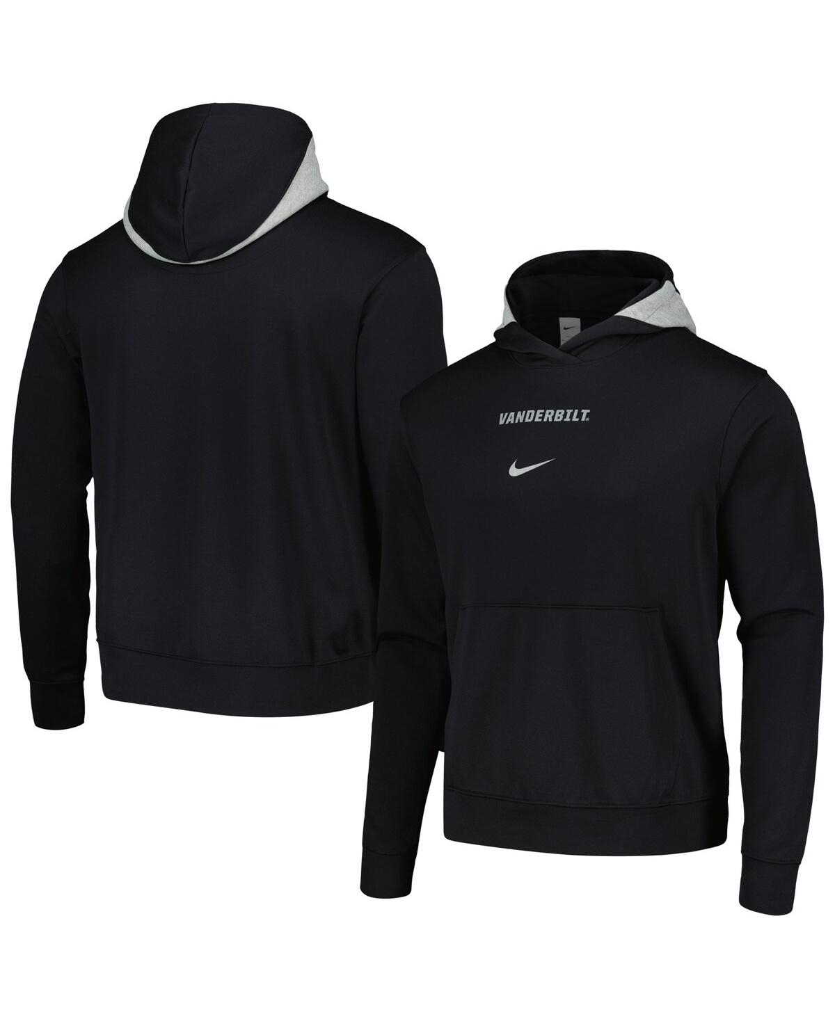 Men's Black Vanderbilt Commodores Basketball Spotlight Performance Pullover Hoodie - Black