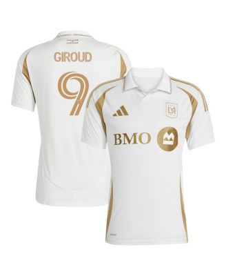 adidas - Men's Olivier Giroud White LAFC 2025 Secondary Replica Player Jersey
