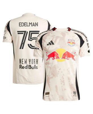 adidas - Men's Daniel Edelman Tan New York Red Bulls 2025 Stone Kit Authentic Player Jersey