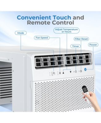 10000 BTU U Shaped Window Air Conditioner Ultra Quiet Cooling for up to 450 Sq Ft Energy Efficient Easy Install Air Conditioner