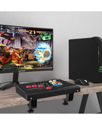 Arcade Fight Stick, Arcade Fighting Joystick, Street Fighter Controller with Turbo for PS3, Nintendo Switch, PC Windows (7/8/10/11), Android TV Box, Raspberry Pi, NEOGEO Mini