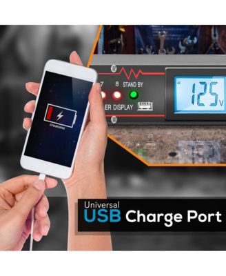 Power Sequence Controller - Pro Electronics Power Supply Conditioner Sequencer with LCD Display, USB Power Charge, Rack Mountable