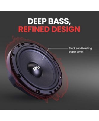 Two-Way Coaxial Speaker Systems, 6.5'' for 2006-Up HONDA & ACURA, 300 Watts, 4 Ohm Impedance (Pair)