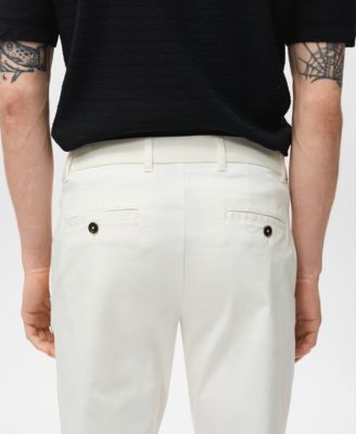 Men's Prato Cropped Tapered Chino Pants