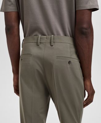 Men's Stretch Fabric Super Slim-Fit Suit Pants