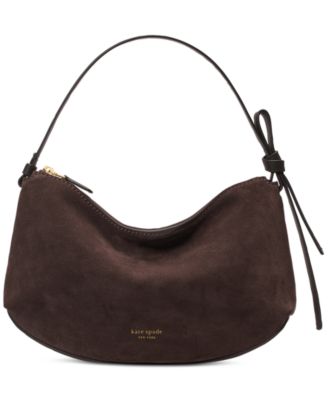 kate spade new york - Loop Medium Suede Shoulder Bag