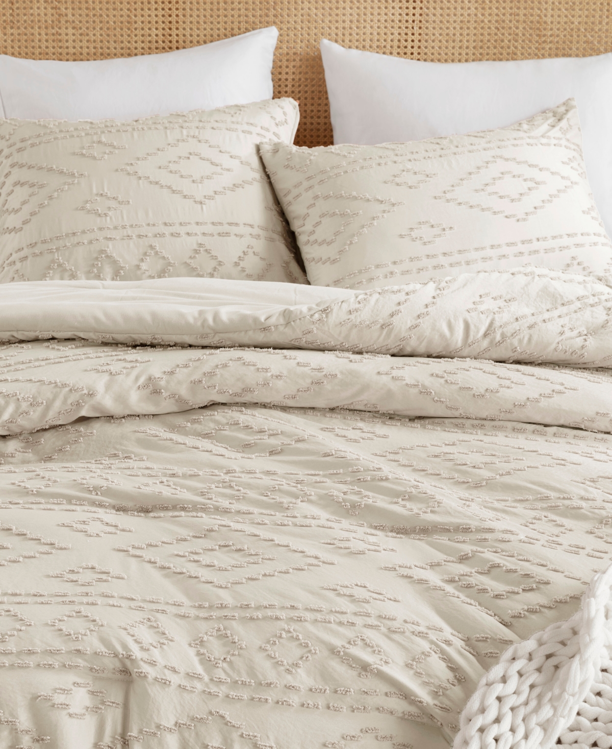 510 Design Gigi Boho 3-pc. Comforter Set, King/california King In Sand